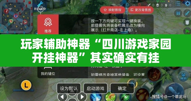 玩家辅助神器“四川游戏家园开挂神器”其实确实有挂