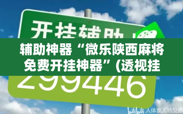辅助神器“微乐陕西麻将免费开挂神器”(透视挂)辅助透视教程