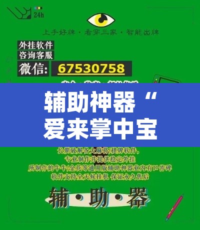辅助神器“爱来掌中宝确实真的有挂”附辅助神器开挂脚本详细步骤