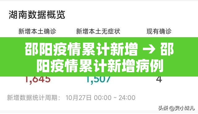 邵阳疫情累计新增 → 邵阳疫情累计新增病例