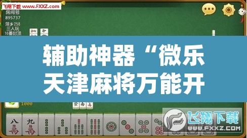 辅助神器“微乐天津麻将万能开挂器”(透视挂)辅助透视教程