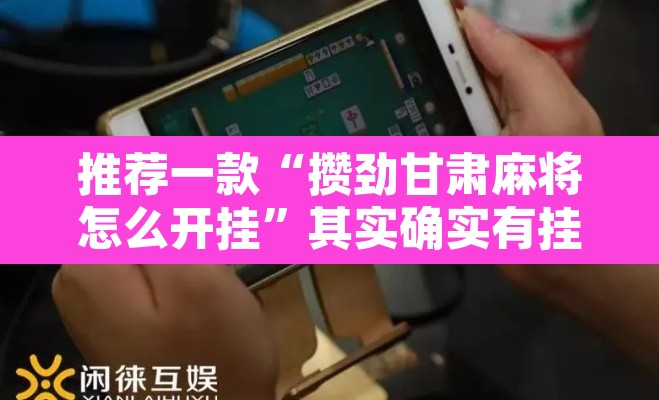 推荐一款“攒劲甘肃麻将怎么开挂”其实确实有挂
