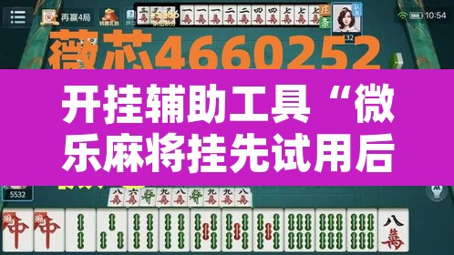 开挂辅助工具“微乐麻将挂先试用后付款”其实确实有挂