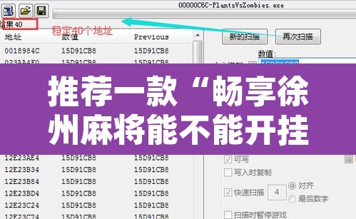 推荐一款“畅享徐州麻将能不能开挂”附辅助神器开挂脚本详细步骤