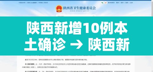 陕西新增10例本土确诊 → 陕西新增1本土病例情况