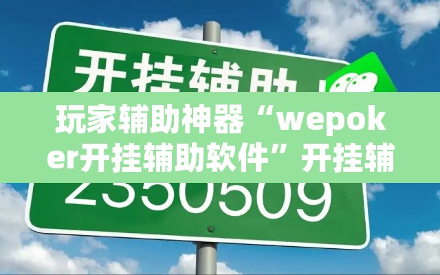 玩家辅助神器“wepoker开挂辅助软件	”开挂辅助脚本+详细开挂安装教程