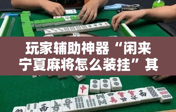 玩家辅助神器“闲来宁夏麻将怎么装挂”其实确实有挂