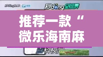 推荐一款“微乐海南麻将小程序怎么开挂”附辅助神器开挂脚本详细步骤