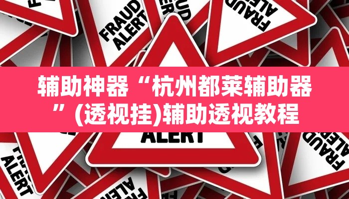 辅助神器“杭州都莱辅助器	”(透视挂)辅助透视教程