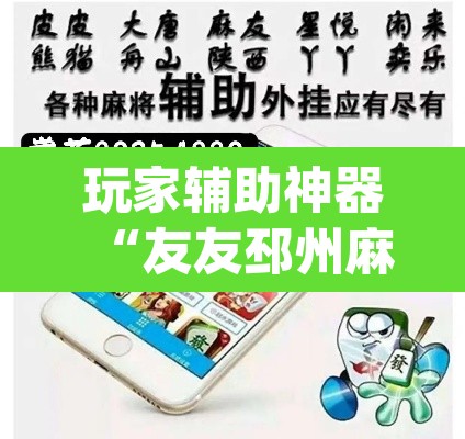 玩家辅助神器“友友邳州麻将确实可以开挂”(透视)其实确实有挂