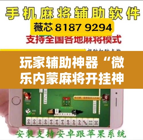 玩家辅助神器“微乐内蒙麻将开挂神器”(透视挂)辅助透视教程