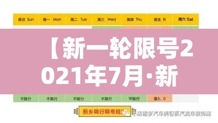 【新一轮限号2021年7月·新一轮限号2020】