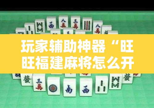 玩家辅助神器“旺旺福建麻将怎么开挂”附辅助神器开挂脚本详细步骤