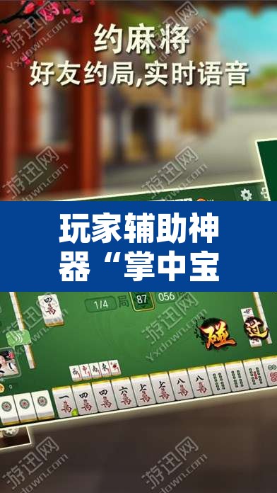 玩家辅助神器“掌中宝麻将怎么装挂”其实确实有挂