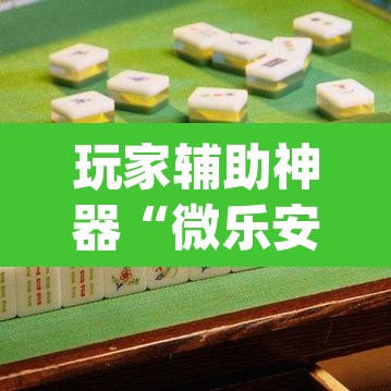 玩家辅助神器“微乐安徽麻将怎样免费开挂	”(透视)其实确实有挂