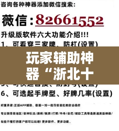 玩家辅助神器“浙北十三张开挂辅助软件”附辅助神器开挂脚本详细步骤
