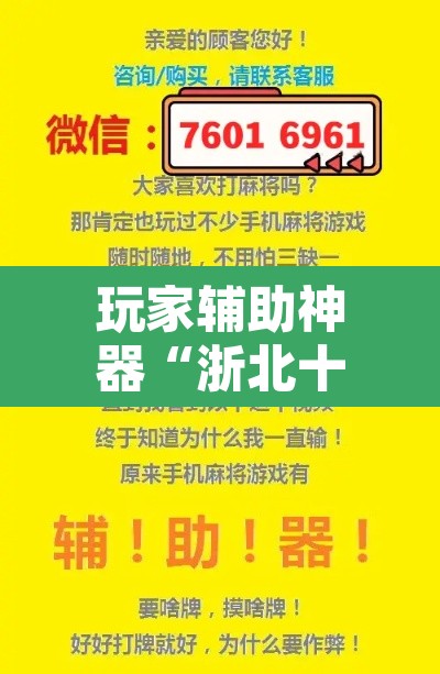 玩家辅助神器“浙北十三张开挂辅助软件”附辅助神器开挂脚本详细步骤