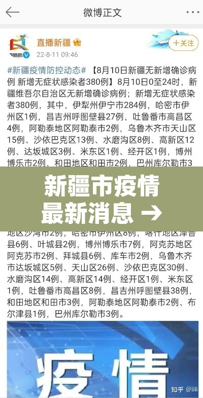 新疆市疫情最新消息 → 新疆自治区疫情指挥部最新通知