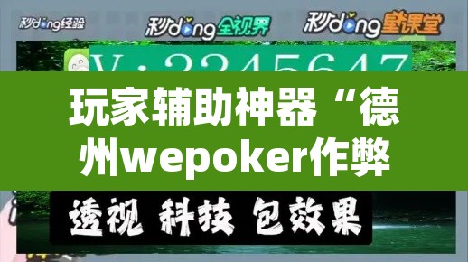 玩家辅助神器“德州wepoker作弊辅助开挂透视方法	”开挂辅助脚本+详细开挂安装教程