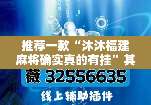 推荐一款“沐沐福建麻将确实真的有挂”其实确实有挂