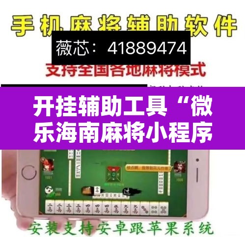 开挂辅助工具“微乐海南麻将小程序怎么开挂	”其实确实有挂