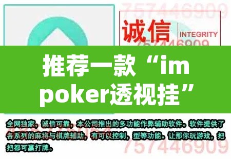 推荐一款“impoker透视挂	”开挂辅助脚本+详细开挂安装教程