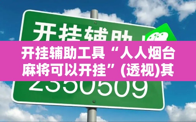 开挂辅助工具“人人烟台麻将可以开挂	”(透视)其实确实有挂