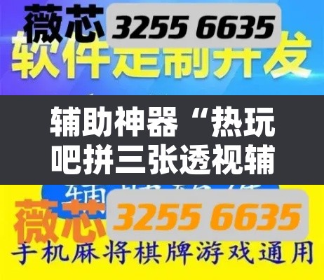 辅助神器“热玩吧拼三张透视辅助软件”附辅助神器开挂脚本详细步骤