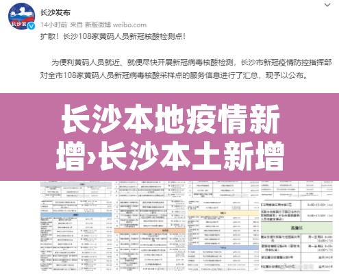 长沙本地疫情新增›长沙本土新增病例