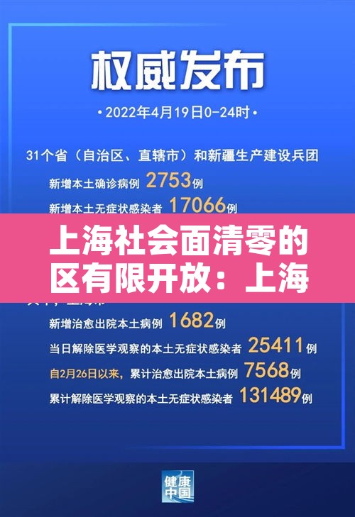 上海社会面清零的区有限开放：上海哪个区未实现社会面清零