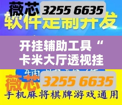开挂辅助工具“卡米大厅透视挂	”开挂辅助脚本+详细开挂安装教程