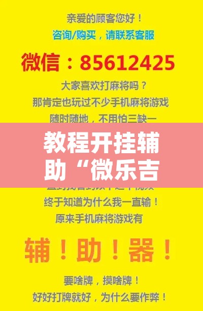 教程开挂辅助“微乐吉林麻将有没有挂”开挂辅助脚本+详细开挂安装教程