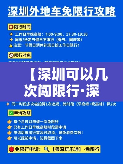 【深圳可以几次闯限行·深圳闯限行是每月两次机会还是一年两次机会】
