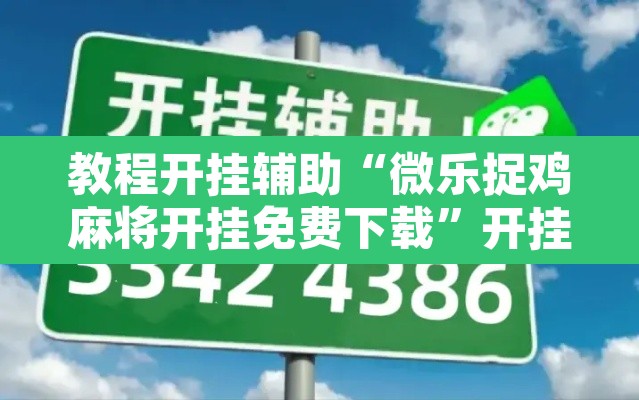 教程开挂辅助“微乐捉鸡麻将开挂免费下载”开挂辅助脚本+详细开挂安装教程