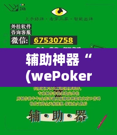 辅助神器“(wePoker)确实有挂”开挂辅助脚本+详细开挂安装教程