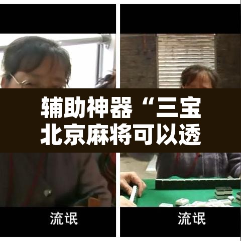 辅助神器“三宝北京麻将可以透明吗”其实确实有挂