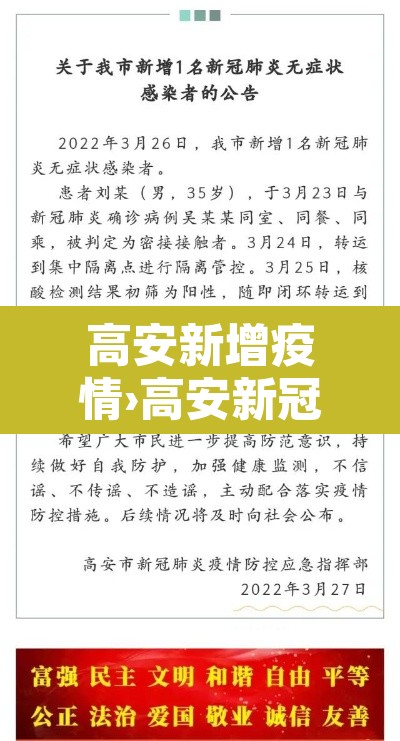 高安新增疫情›高安新冠肺炎情况