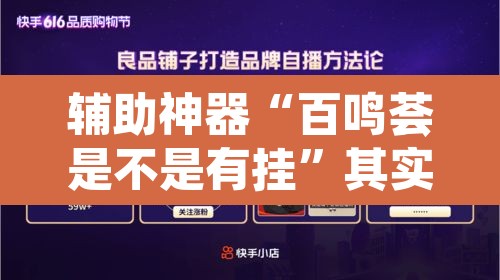 辅助神器“百鸣荟是不是有挂”其实确实有挂