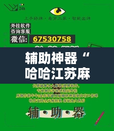 辅助神器“哈哈江苏麻将开挂软件介绍”开挂辅助脚本+详细开挂安装教程