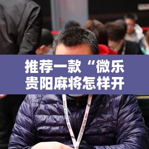 推荐一款“微乐贵阳麻将怎样开挂”附辅助神器开挂脚本详细步骤