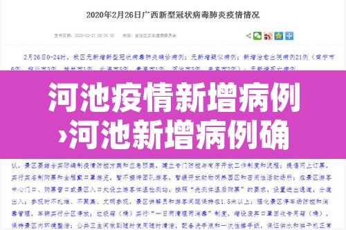 河池疫情新增病例›河池新增病例确诊详情