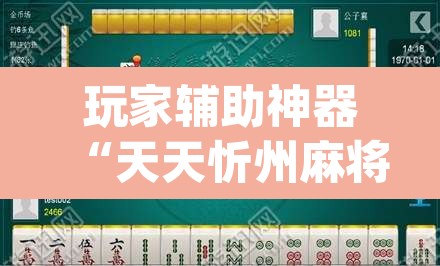 玩家辅助神器“天天忻州麻将三是不是有挂	”(透视)其实确实有挂