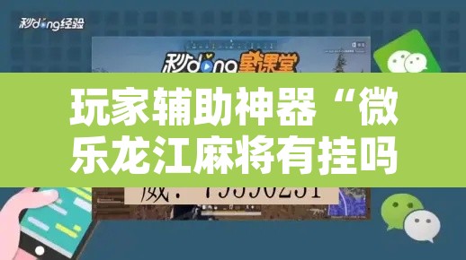 玩家辅助神器“微乐龙江麻将有挂吗	”开挂辅助脚本+详细开挂安装教程