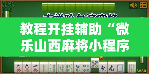 教程开挂辅助“微乐山西麻将小程序挂	”(透视)其实确实有挂
