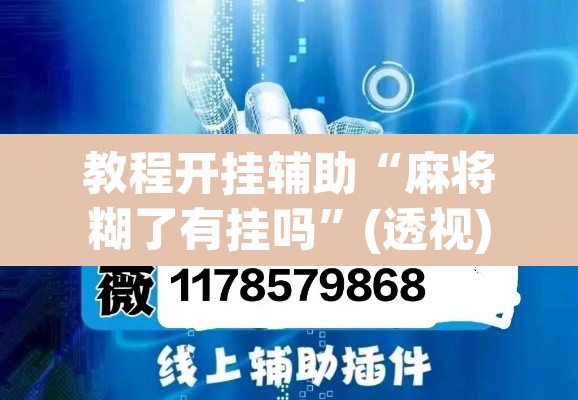 教程开挂辅助“麻将糊了有挂吗	”(透视)其实确实有挂
