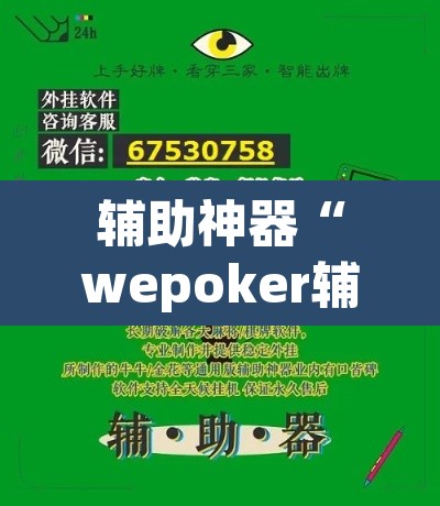 辅助神器“wepoker辅助器怎么用	”(透视挂)辅助透视教程