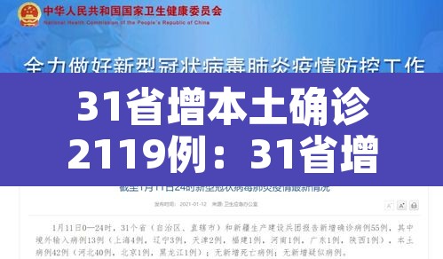 31省增本土确诊2119例：31省增确诊92例本土73例