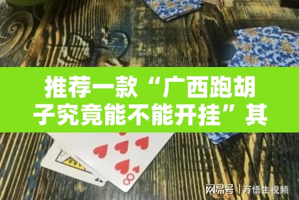 推荐一款“广西跑胡子究竟能不能开挂”其实确实有挂