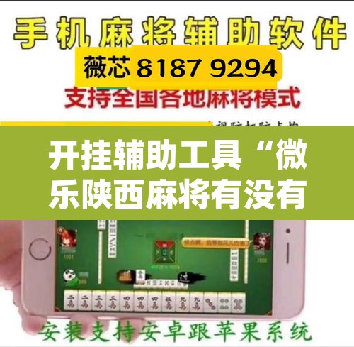 开挂辅助工具“微乐陕西麻将有没有挂”(透视)其实确实有挂