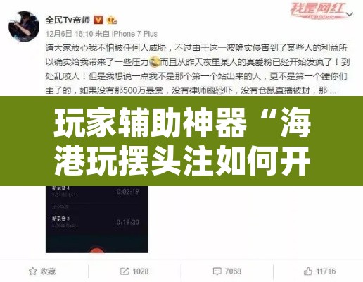 玩家辅助神器“海港玩摆头注如何开挂”其实确实有挂